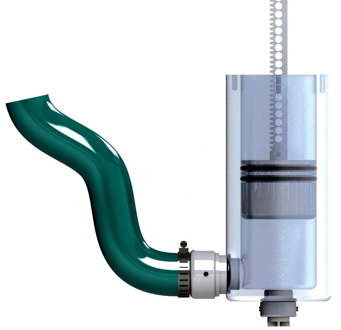 Filling nozzle and pump render