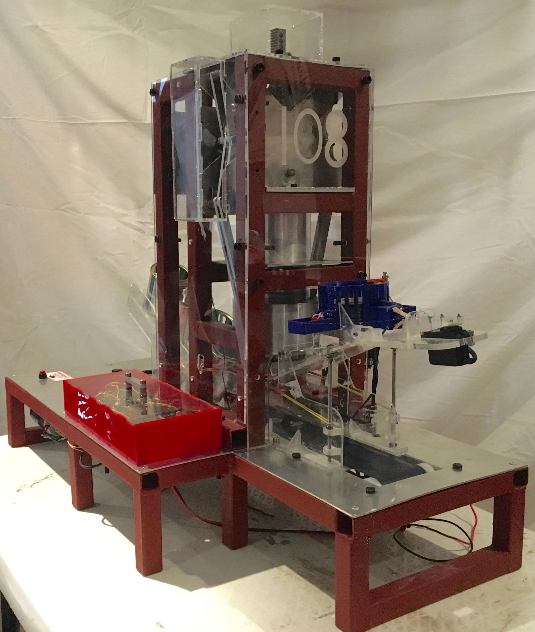 3/4 angle view of the automation line system