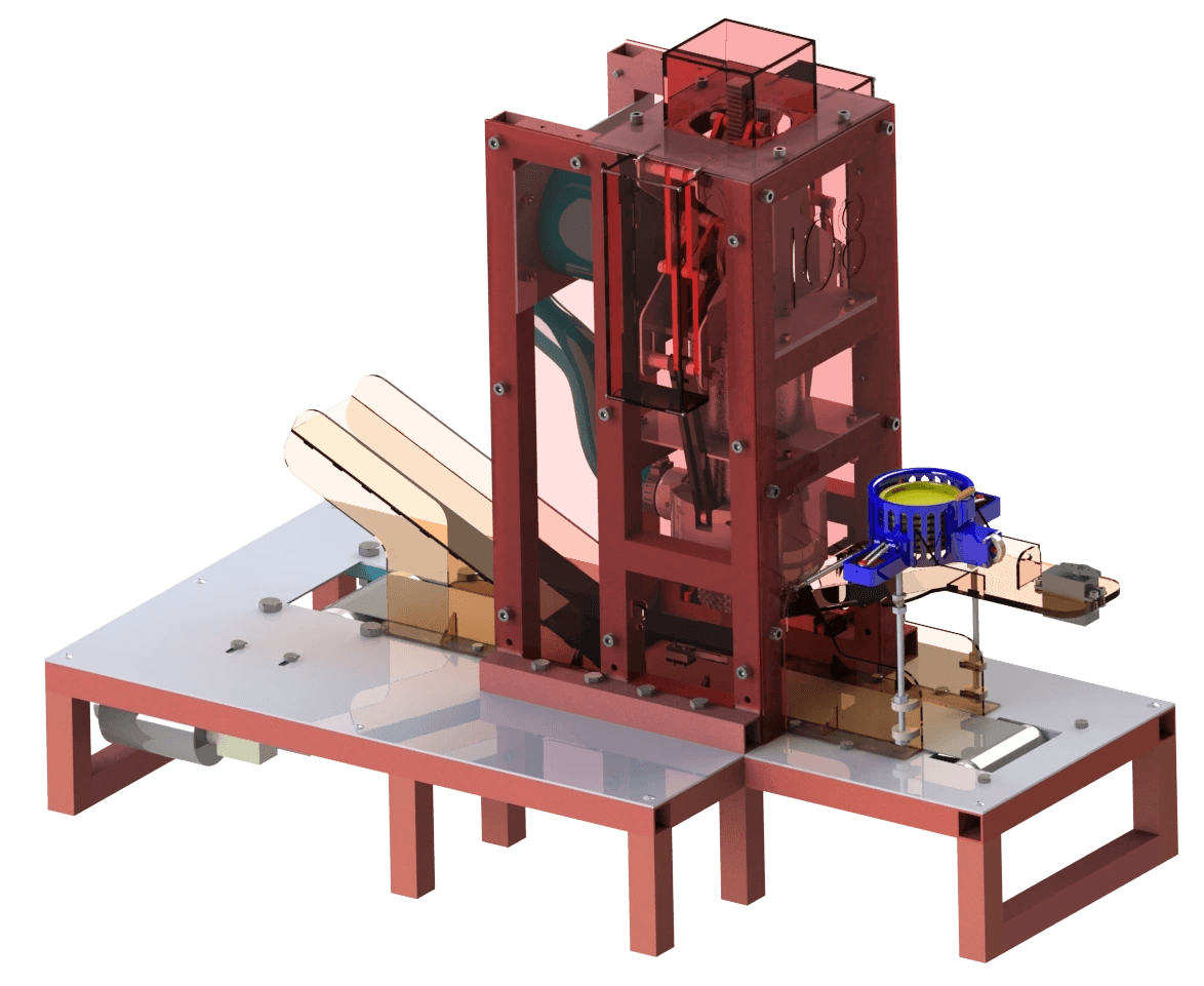 Full system isometric CAD render