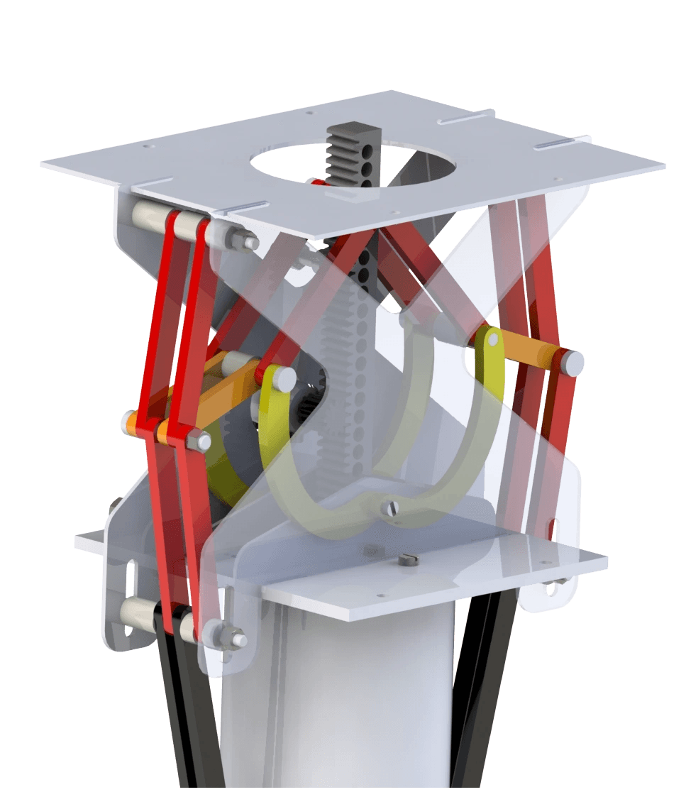 Filling mechanism close-up